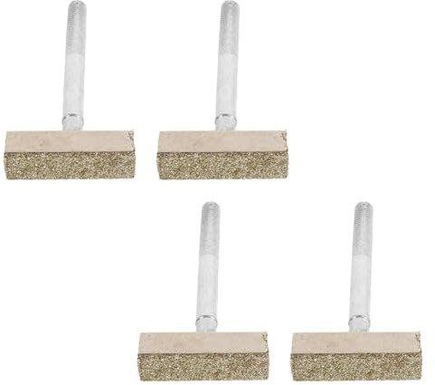 Tyenaza 4-teiliges Schleifscheiben-Abrichtwerkzeug, Schleifscheiben-Abrichtwerkzeug, T-förmiges Hand-Diamantscheiben-Schleifabrichter zum Abrichten von Schleifscheiben, Entgraten