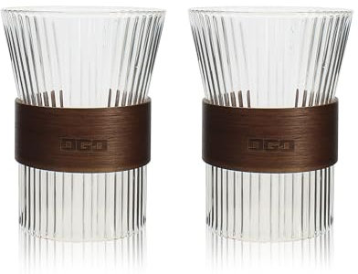 OGO LIVING - Lot de 2 tasses karl 250ml en verre borosilicate transparent - 7912195