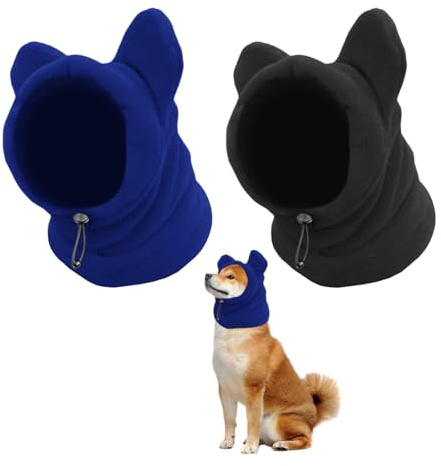 FDGGT Confezione da 2 Caldi Cappelli per Cani, Graziosi Cappelli per Animali, Forniture per Animali, Morbidi Cappelli per Animali, Cappelli Regolabili per Animali