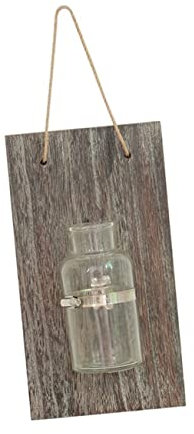 POPETPOP Wandvase Und Für Hydroponik Kreative Hängedekoration Für Zuhause Vintage Blumentopf Mit Hanfseil Für Pflanzenliebhaber Zufälliger Stil
