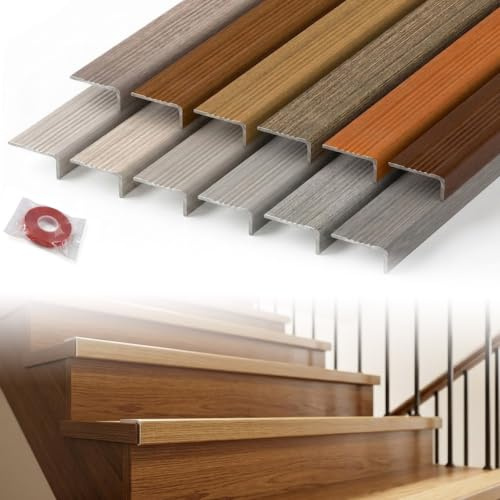 Profilé de transition aluminium, Bande de seuil porte en L, Cornière d'angle autocollante 50-150cm Nez de marche, Protection des bords et angles de mur antirouille
