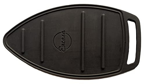 Encasa Homes Tappetino in silicone per il riposo del ferro caldo - resistente al calore, antiscivolo, pad più spesso per proteggere il vostro tavolo durante la stiratura - Nero