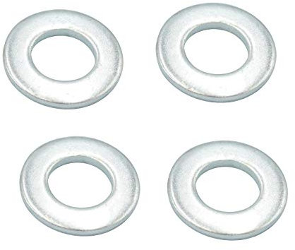 D2D | VPE: 4 Stück - Unterlegscheiben Form A - Größe: M14 (Innen: 15 mm) - DIN 125 aus Stahl galv. verzinkt - Beilagscheiben Unterlagscheiben