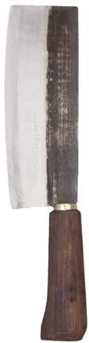 AUTHENTIC BLADES TAO NHA, asiatisches Küchenmesser, Klingenlänge 18 cm, Klinge aus Kohlenstoffstahl (ohne Klingenschutz)