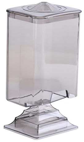 sodeber Dispenser per dischetti di cotone, per rimuovere le unghie, per rimuovere la carta, organizer per trucchi