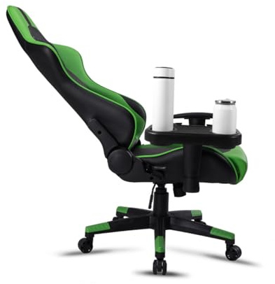 Homoyoyo Bandeja para Bebidas En Silla De Plástico Portavasos Integrado, Fácil Instalación, Resistente Intemperie, Compatible Mayoría De Sillones, Adecuado para Camping y Patio, Accesorio Portátil