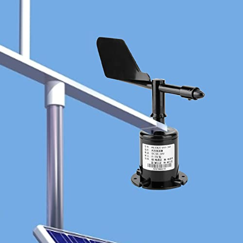 Zerodis Sensore di Direzione del, Trasmettitore a 360 Gradi, Uscita Segnale Ambientale 0-5 V, Stazione Meteorologica Anemometro