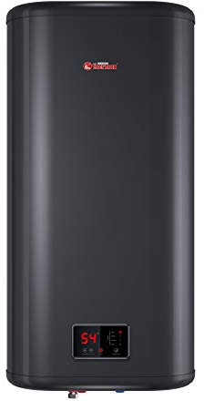 Thermex ID 80 V Shadow Smart Warmwasserspeicher 80 Liter Smart Warmwasserspeicher, vertikale Wandmontage, schwarz