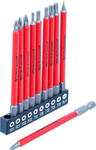 BGS Diy 20812 | Juego de puntas antideslizantes | magnéticas | 110 mm | 10 piezas