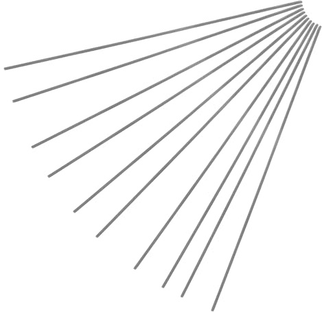 iplusmile 10 Stück Hochtemperatur Wolframdraht für Keramik Brennofen Schmuckherstellung Töpfern Brenndraht DIY Hitzebeständig Robust für Präzises Aufhängen von Keramik Anhängern