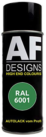 Alex Flittner Designs RAL Lackspray Autolack Sprühdose Spraydose RAL6001 SMARAGDGRUEN glänzend