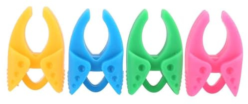 Cikonielf 40 Stück Spulenfaden Halter Clip Spulen Halter Spulenhalter Clips Klammern Spulenhalterclips für Stickerei, Quilten und Nähgarn
