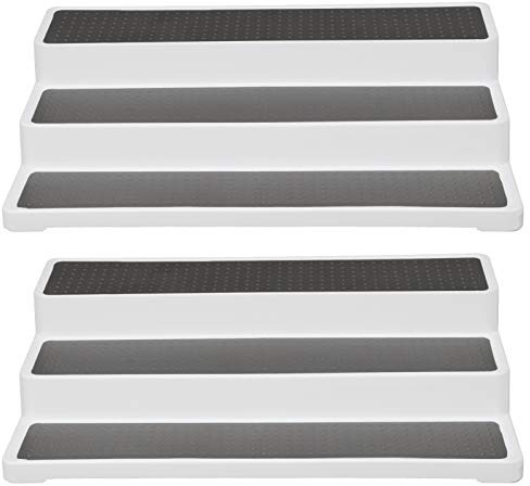 Alvinlite Estante de Almacenamiento de Especias Estante de Especias de 3 Niveles Diseño Moderno Estante Impermeable y Antideslizante Organizador de Cocina para gabinete de despensa o encimera
