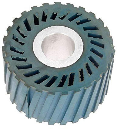 1 rueda de goma de 86 * 50 mm, rueda de contacto de goma ranurada sólida para lijadora de banda, pulido, biselado, rueda de molienda, ranura 86x50x25 mm