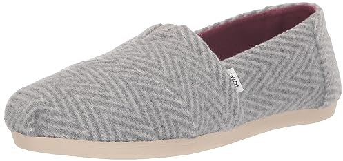 TOMS Alpargata Semelle de mocassin Femme, Ombre À Chevrons Brossés, 42.5 EU