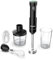 Frullatore a immersione senza fili, POYOCOM minipimer portatile ricaricabile, con cavo Type-C, frusta, tritatutto da 500 ml, recipiente da 600 ml per frullati, salse, pappe e zuppe - Nero