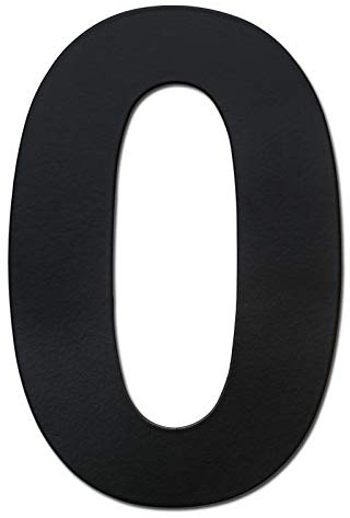 nanlyiau Numeri civici Nero matt numero civico acciaio inox flottant 4in0 | Altezza 10,2cm Per porta Cassetta postale Esterno Resistente alla corrosione Acciaio inox 304