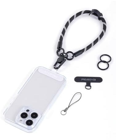 project-cb Phone Wrist Strap 1,Tether Tab 2,Hand Strap, Phone Wristlet,Key Ring 2, Lanyard Patch,KeyChain