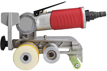 KHZKHC Máquina De Trefilado De Lijadora De Banda Neumática, Máquina Pulidora De Tubos De Acero Inoxidable De Arena Portátil, 7000 RPM, para Mejoras En El Hogar, Herramientas De Carpintería, Pulidora