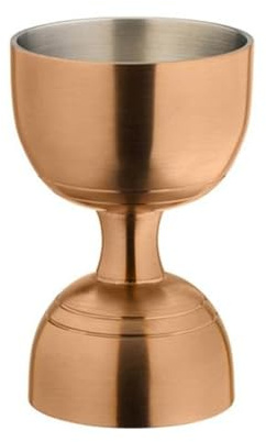 Utopia Rose Gold Bulb Jigger 25ml/50ml, F92091, Pack of 6