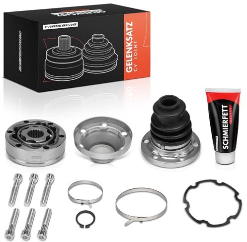 Frankberg Jeu de Joints Arbre de Transmission Avant Gauche et Droite Compatible avec Q7 4LB C.a.y.e.n.n.e 92A 9PA A.m.a.r.o.k T.o.u.a.r.e.g 7L6 7L7 7LA 7P5 7P6 Remplacer# 2H0498103