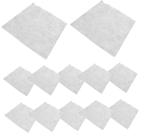 Housoutil 12 Stück Dunstabzugshauben Ölfilterpapier Hitzebeständige Filterwatte Verdickte Ölabsorbierende Filtermembran Küchenabzugshaubenfilter Haushaltsfettfilter