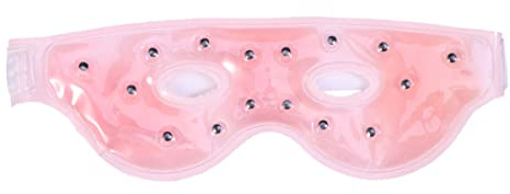 Ipetboom 1stück Kühlende Gel-augenmaske Mit Warmen Und Kalten Therapieperlen Weiche Bequeme Schlafmaske Für Frauen Für Reisen Zuhause Hotel