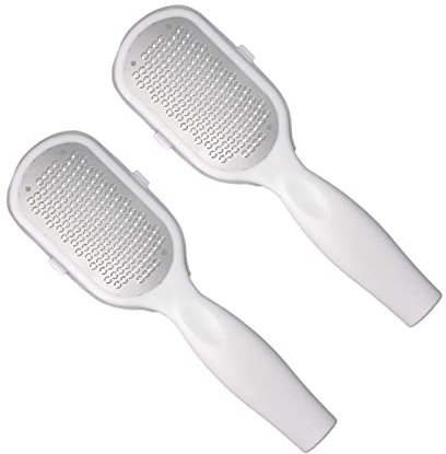 TUKRPQMRI Aiguiseur de Pieds de Couteau de pédicure, dissolvant de callosités for Les Pieds en Acier Inoxydable, élimine la Peau dure/680(White)