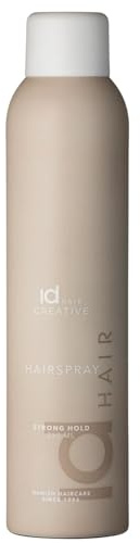 IdHAIR Creative hårspray – extremt starkt grepp, snabbtorkande, med Pro-vitamin B5, vegansk, 250 ml