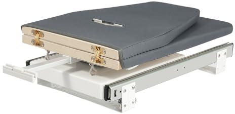 Ferro da stiro pieghevole 'stiro' allungabile, salvaspazio per vestiti piccoli spazi, con rivestimento in cotone