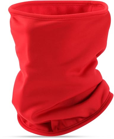 Huccik Schlauchschal Winter Damen Herren - Winddichter Fleece Halswärmer, Atmungsaktiver Loop Schal für Skifahren, Motorrad, Laufen, Fahrrad & Joggen - Super Weich, Kälteschutz Gesicht