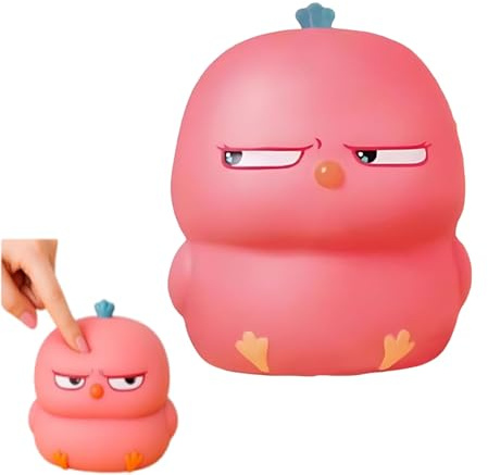 Stressball, Stressball Erwachsene,, Stressball Lustig, Pinkes Huhn, Für Büro, Schule Und Unterwegs, Ideal Für Fingerrehabilitation Und Emotionale Entspannung，12 cm