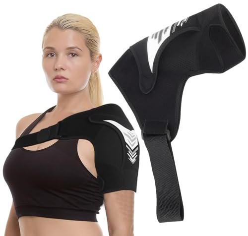 Pluvyze Tutore Spalla Destra per Uomo e Donna,Tutore Spalla Sinistra Uomo,Design Della Struttura Regolabile a Forma di Y
