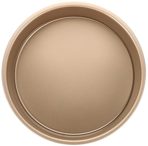 Toyvian Stampo Torta Rotondo in Acciaio al Carbonio Spesso Antiaderente Resistente Alte Temperature Fondo Rimovibile per Chiffon Cake Mousse Cheesecake e Dolci da Forno