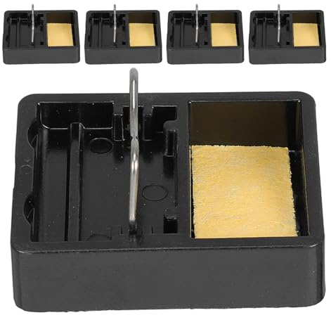Ciieeo 5pcs Mini Soldering Iron Stand Holder Heat-Resistant Soldering Help Station for Portable Electronics Repair and Microsoldering Projects