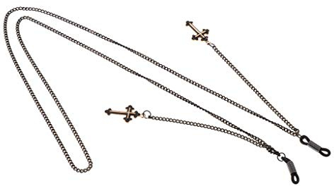 Metall Brillenband Brillenkordel Brillenkette Sonnenbrille Brille Kette, Schön und Stilvoll, Kreuz Form