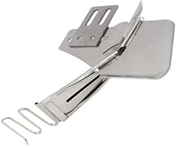 ULDIGI Accesorio Para Máquina De Coser Inoxidable Carpeta De Doble Pliegue y Ángulo Para Dobladillos Planos Para Costura Doméstica y Proyectos Con Telas Ligeras