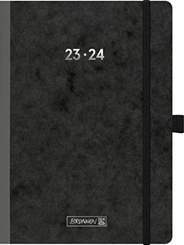 Brunnen Skolkalender FACT!plus 2023/2024 2 sidor = 1 vecka A5 svart