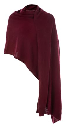 Villand Damen 100% reiner Kaschmir gestrickter Schal - Extra großer leichter Pashmina-Stola mit Geschenkbox