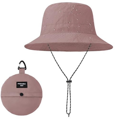 Durio Regenhut Unisex Wasserdicht Bucket Hat Sommerhut Herren Anglerhut Neutraler Sonnenhut Outdoor Hut Verstellbarer Fischerhut für Damen und Herren