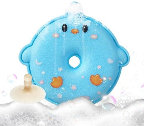 Sfera da doccia per scrub corpo, palla da doccia in spugna per – palla da doccia in schiuma densa per scrub corpo, per casa, dormitorio, viaggi, hotel, stanza