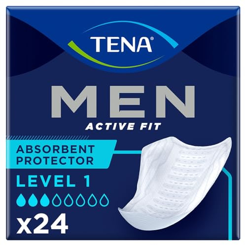 Level 1 - Paquete de 24-100% protector absorbente discreto | Protección ligera para incontinencia para hombres