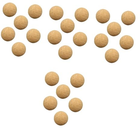 POPETPOP 4 Sätze Tischfußball Kork Professioneller Fußballtischkicker Professionelle Kickerbälle Multifunktions-fußball-fußball Kicker Versorgung Austauschbare Kickerbälle Khaki 6 Stück * 4