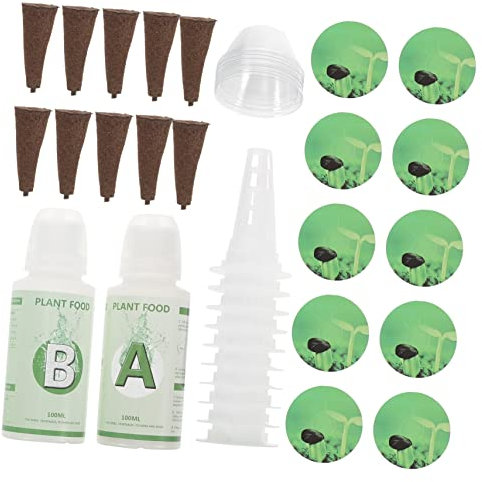 Happyyami Set di Cestini per Coltivazione Senza Terreno Design a Fessure in Pp e PVC per Crescita Radici Ottimale, Adatto per Pomodori e Piante in Spazi Interni