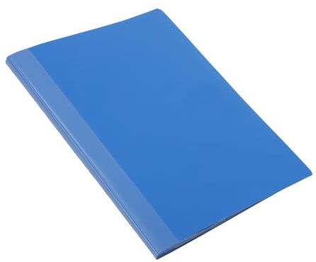 Operitacx Ordner Blau Kunststoff-dokumentenmappe Innenfächer Transparente Taschenhüllen Aktenhalter Visitenkartenhalter Büro-aktentasche Dokumentenorganizer Durchsichtige Ordnerhüllen Tasche