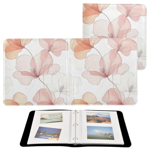 JUMBEAR Grande album fotografico autoadesivo con 20 pagine Scrapbook album fai da te per matrimonio, famiglia, bambini, vacanze, linea fiori