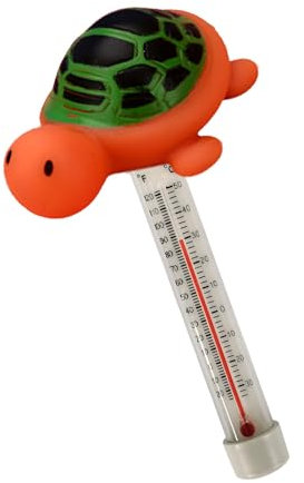 Rrlihjgu Termómetro Flotante Para Piscina - Termómetro Para Bañera Hidromasaje | Medidor de Temperatura del Agua con Cuerda y Lectura Fácil para Uso en Interior y Exterior