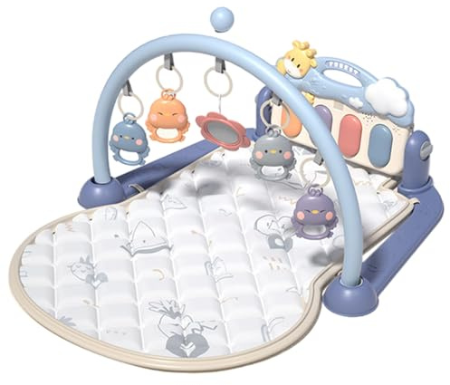Kick and Play Mat - Baby Activity Gym, Musik Light Toy Setup | Bunte Kinderspiel Mat mit Sprachlernen Klavier für Mädchen Home Nutzung Entwicklungsbühnenbodenspiele Setup