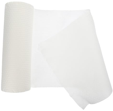 Toalla de Cocina de Tela No Tejida para Uso en Seco y Húmedo | Rollo Blanco, Limpieza de Platos y Vajilla, para Cocina y Zonas de Preparación