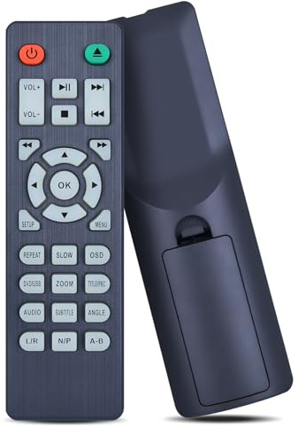 RETROSUN Replacement Remote Control for Desobry MD115B MD115W Mini DVD Player, for DBPOWER DVD Player